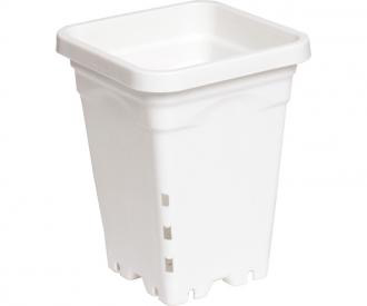 Active Aqua 5" x 5" Square White Pot, 7" Tall
Brand: