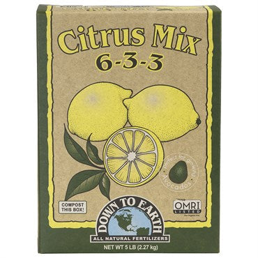 Down To Earth™ Citrus Mix™ 6-3-3 - 5lb