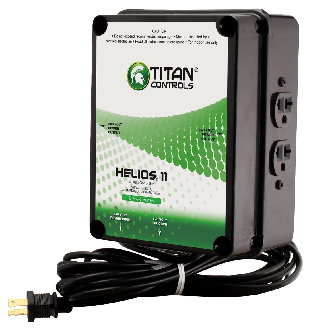 Titan Controls Helios 11 - 4 Light 240 Volt Controller w/ Trigger Cord