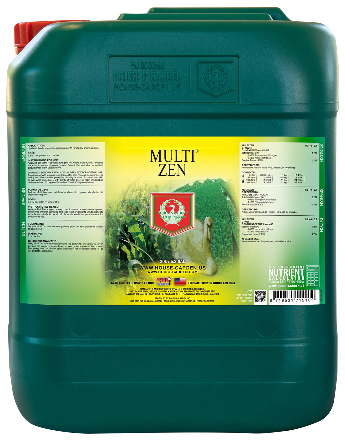 House and Garden Multi Zen 20L