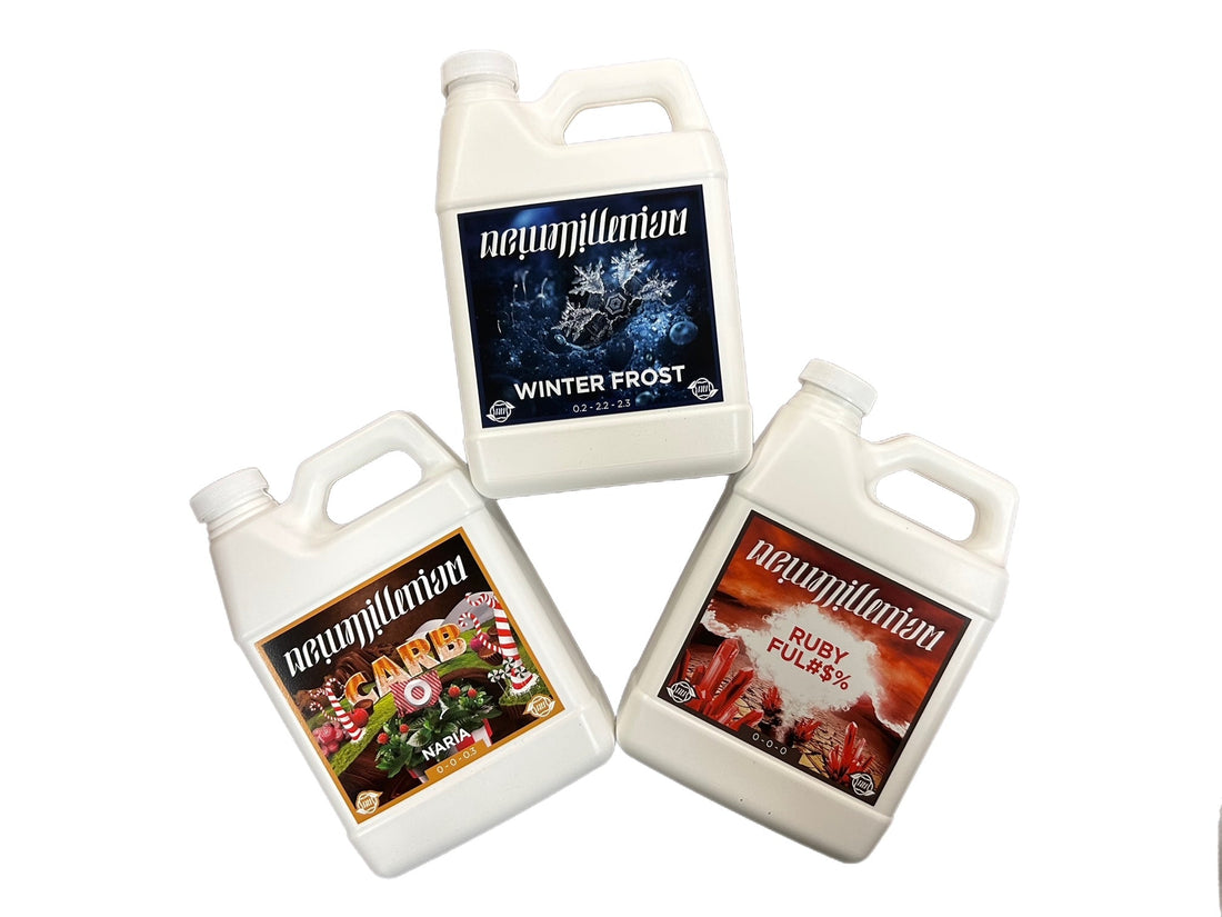 New Millenium Flavor Trio Pack of Ruby Ful#$%, Carbonaria, Winter Frost 1 Bottle of Each