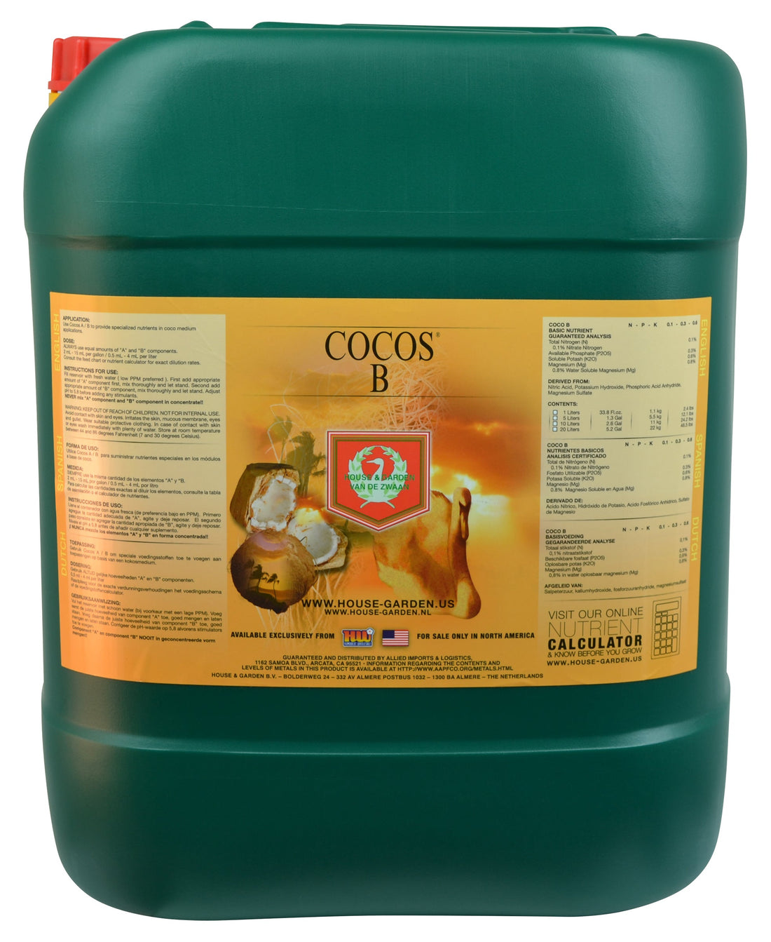 House & Garden Cocos B, 20 L