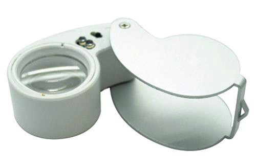 Grower's Edge Illuminated Magnifier Loupe 40x