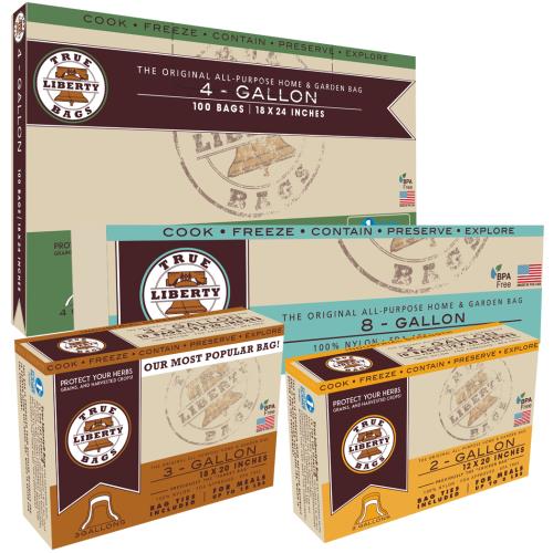 True Liberty 4 Gallon Bags 18 in x 24 in (100/pack)