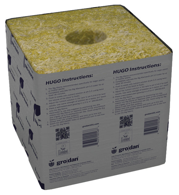 Hugo Gro-Block, 6" x 6" x 5.8", with hole 40/40